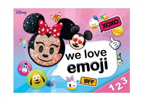 Desky na číslice / Minnie Mouse Emoji / 18 x 25 cm