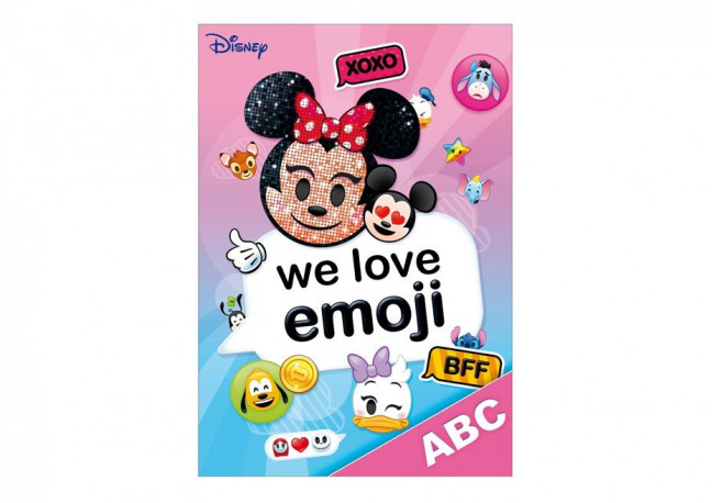 Desky na písmena ABC / Minnie Mouse Emoji / A4 8595138548682