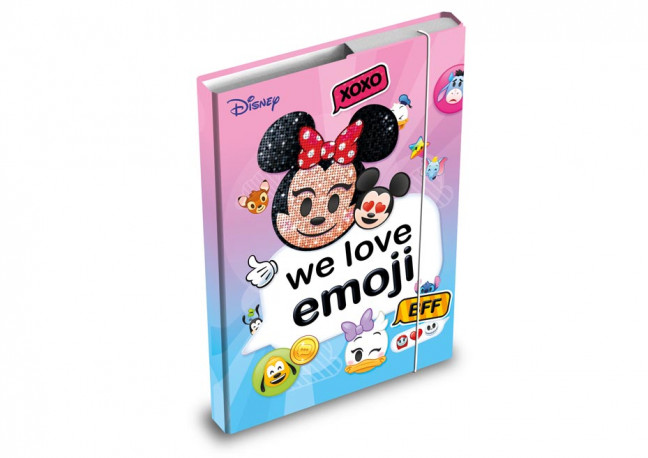Desky na sešity / box A4 / Minnie Mouse Emoji 8595138592883