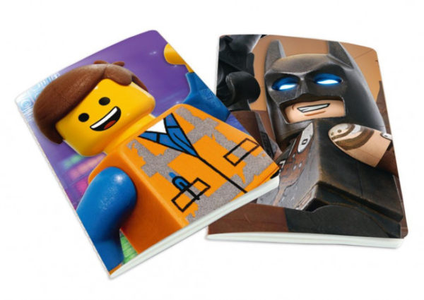 Sada 2 ks linkovaných A5 sešitů Lego / Batman