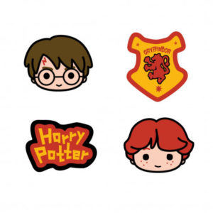 Dekorativní gumy Harry Potter / Set 4 kusů