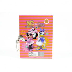 Deník / Památník se zámkem Minnie Mouse