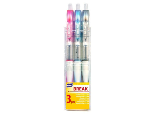 KULIČKOVÉ PERO BREAK 3 KS V BALENÍ