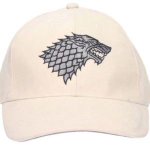 Kšiltovka Baseballová Hra O Trůny / Game Of Thrones Stark Logo Bílá