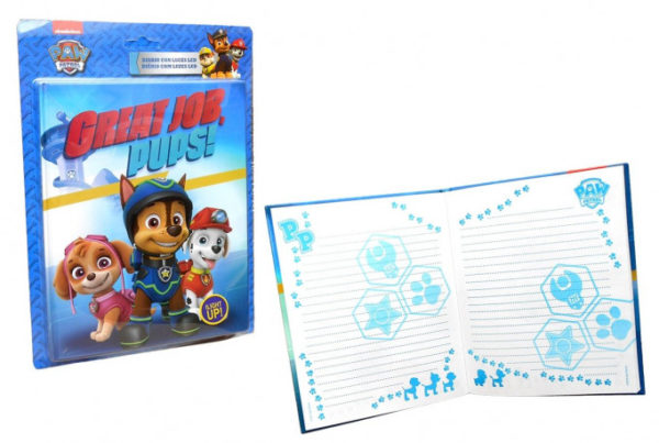 Notes / blok se svítícími znaky Tlapková Patrola / Paw Patrol