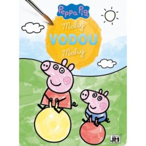 Omalovánky A4 Maluj vodou Prasátko Peppa a kamarádi / Peppa Pig