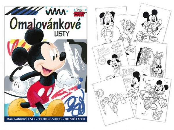 Omalovánky Mickey Mouse / A4