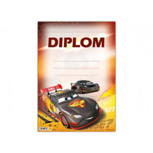 Papírový A4 diplom Cars / Auta