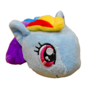 Plyšová peněženka na drobné s karabinkou / přívěšek na klíče My Little Pony 8 x 9 cm