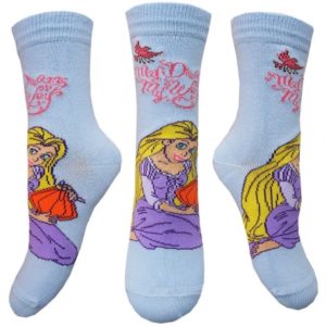 Ponožky Princezny / Princess Rapunzel Modré / Růžové