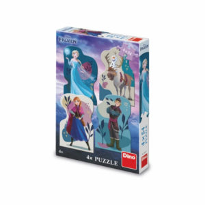 Puzzle 4×54 FROZEN – Ledové království – Přátelství