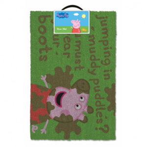 Rohožka Prasátko Peppa / Peppa Pig bláto / 60 x 40 x 2 cm