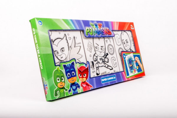 Sada 3 ks obrázků na zeď k malování PJ Masks Greg / Amaya / Connor