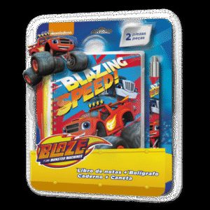Školní pomůcky / Notes A Kuličkové Pero / Propiska Blaze And The Monster Machines / Plamínek A Čtyřkoláci