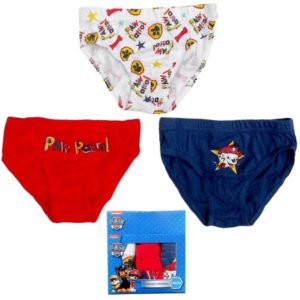 Slipy Tlapková Patrola / Paw Patrol 3 Ks Červená / Bílá / Modrá