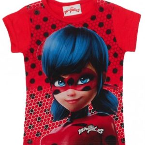 Tričko Zázračná Beruška / Miraculous Ladybug Červené / Černé