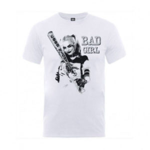 Tričko pánské Suicide Squad / Bad Girl / Bílé / Vel: M