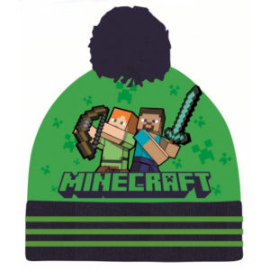 ZIMNÍ ČEPICE S BAMBULÍ / MINECRAFT