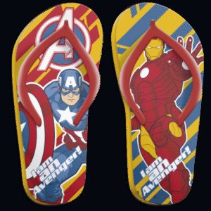 Žabky Avengers Kapitán Amerika / Iron Man